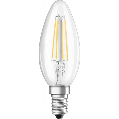 Osram LED žárovka LED E14 B35 CL 3,4W = 40W 470lm 4000K Neutrální bílá 300° CRI90 Filament SUPERSTAR+ Stmívatelná