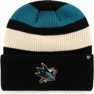 47 Brand pánská zimní čepice San Jose Sharks Clubhouse Jennings ’47 Cuff Knit