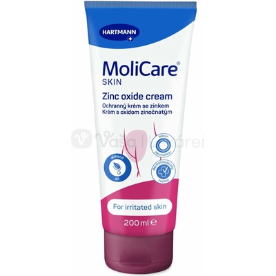 MoliCare SKIN Ochranný krém s obsahom zinku fialová rada 200 ml