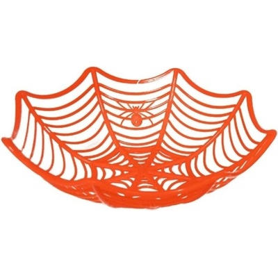 Mísa pavučina oranžová
