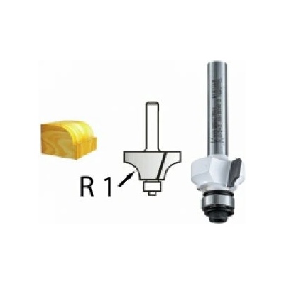 Zaoblovací fréza s ložiskem stopka 12mm, 50,8x25,4x75mm, Makita D-48561