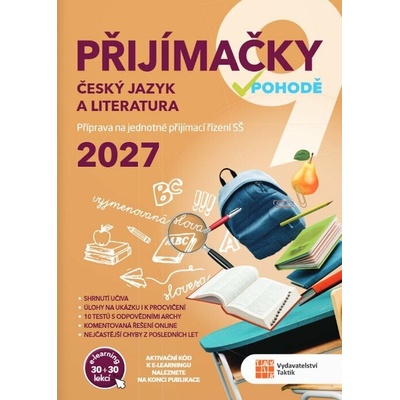 Přijímačky 9 Český jazyk a literatura + E-learning 2027