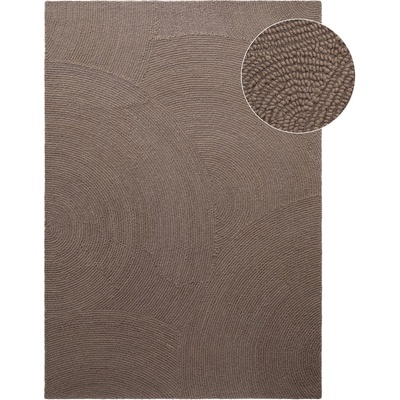 Hanse Home Ръчно изработен вълнен килим в кафяво-сив цвят 160x230 cm Eleni Taupe - Hanse Home (106219-160x230)