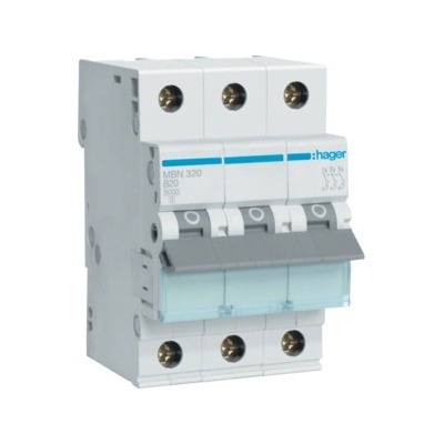 Hager Electro 3p B 20A 6kA MBN320