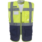 Yoko HI-VIS HVW820 / Мрежеста предпазна жилетка - HV жълто/тъмносиня S (79W820zw701)