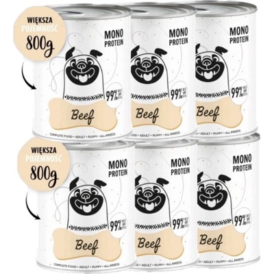 Pepe Mono Protein Hovädzie 6 x 800 g