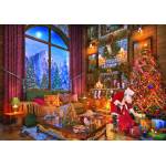 Bluebird Puzzle - Puzzle Davison: Christmas Lodge - 2 000 piese