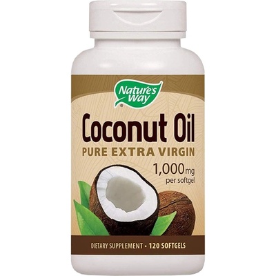 Nature's Way Coconut Oil Organic 1000 mg [120 Гел капсули]