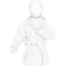 The One Towelling Župan Baby Bathrobe, dětský COT481007001i3-white Bílá