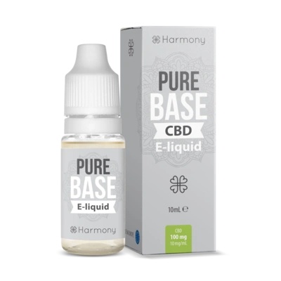 Вейп течност pure base cbd, 100мг (10мг/мл)