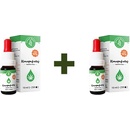 Zelená země CBD Konopný olej 10 % 1 + 1 10 ml