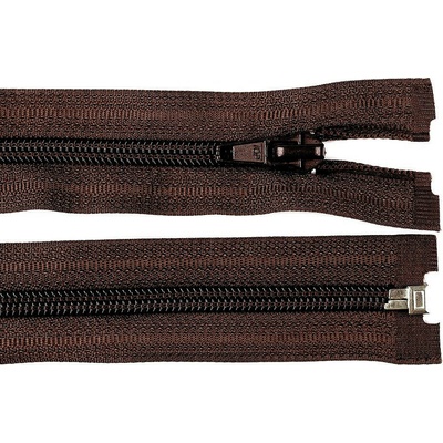 Spirálový zip No 5 délka 35 cm bundový POL Varianta: 304 hnědá čokoládová, Balení: 1 ks 12723/2619/103891