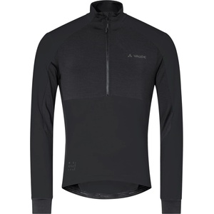 Vaude Мъжка фланелка с дълъг ръкав за колоездене Vaude Kuro Halfzip L/S Tricot Cycling jersey - Black - размер XL (056-3816-0114)