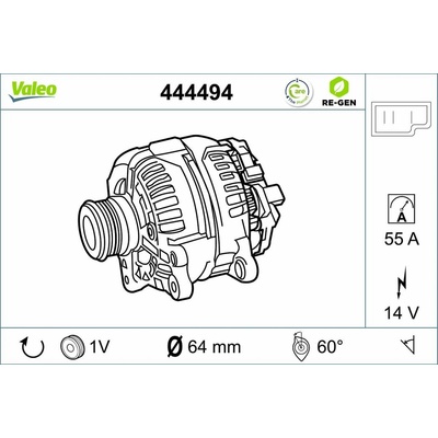 Generátor VALEO 444494