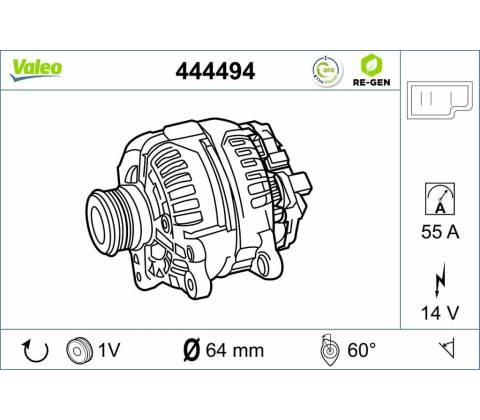 Generátor VALEO 444494