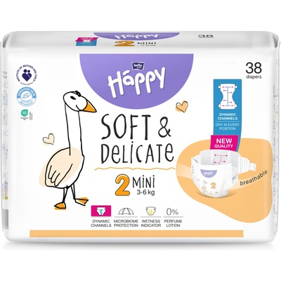 Happy Mimi Bella 2 od 3 do 6 kg 38 ks