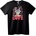 NOONEBRAND Тениска Любовни Черепи и Цветя - 7XL, Black