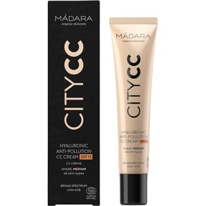 MÁDARA Cosmetics CITY CC Hyaluronic Anti-Pollution CC Cream SPF15 40 ml BB Cream Medium