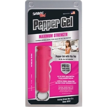 SABRE RED Obranný pepřový sprej® Flip Top Gel - růžový