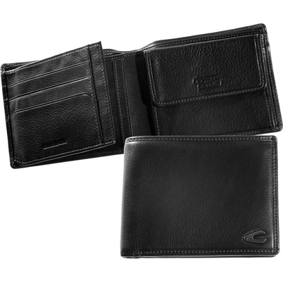 Kožená pánská peněženka RFID zip na bankovky B34-705-60 černá poslední kus, Camel Active