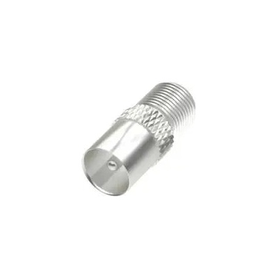 Hama Антенен конектор hama, f женско - Коаксиален мъжко, Метален корпус (hama-205223)