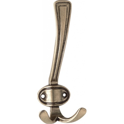 Háček 1096 staromosazný brynýrovaný 157 mm x 67 mm x 76 mm