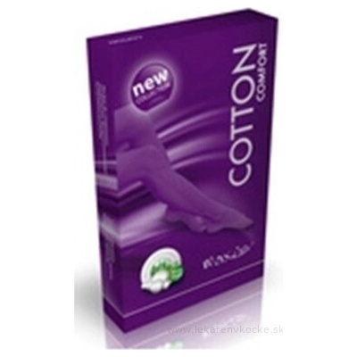 Maxis COMFORT COTTON LÝTKOVÉ PUNČUCHY normální se špičkou bronz – Zboží Dáma