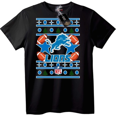 NOONEBRAND Тениска Detroit Lions NFL футбол - 7XL, White