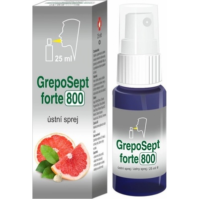 Greposept 800 ústny sprej s výťažkom z jadierok grapefruitu 25 ml