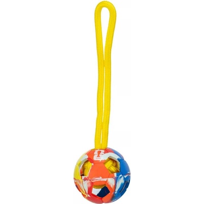 Trixie fifa vrhací míč s lanem 26 cm