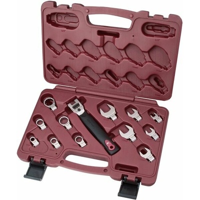 Kraftwerk Sada klíčů QUICK & FLEX + rukojeť 13ks - kufr KR-3584-1