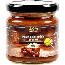 ASO Zdravý život Pasta z lískových oříšků s karobem 180 g