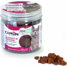 Camon Treats & Snacks Cat Lososové srdiečka 60 g