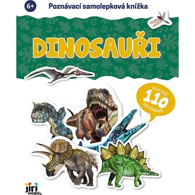 Jiri Models poznávacia samolepková knižka dinosaury