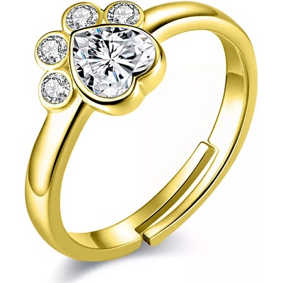 Mabell Dámský stříbrný prsten ALLYSON CZ221PYJ0237 GOLDC45
