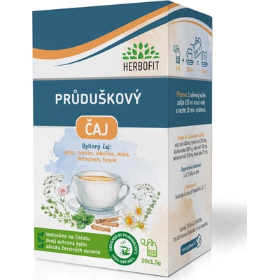 Galmed Bylinný čaj Průdušky 20 x 1,5 g