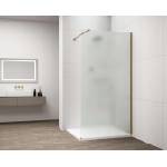 POLYSAN Esca - Душ кабина Walk-In 120x210 см, Antidrop, матирано стъкло/матирано златно ES1112-04 (ES1112-04)