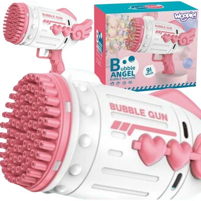 Woopie Detská pištoľ s bublifukom Bubble Gun Pink