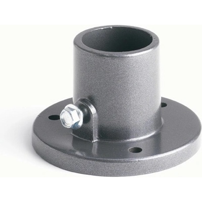 Podstavec pro sloupek Bekaclip profil Ø 48 mm k instalaci na podezdívku, antracit, pozinkovaný, poplastovaný