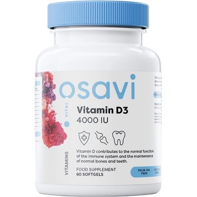 Osavi Vitamin D3 4000 IU, 60 Softgels