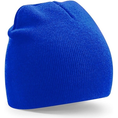Beechfield Klasická recyklovaná čepice beanie Královská modrá