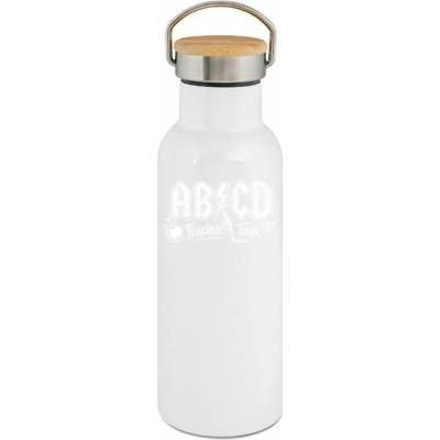 123TRIKO termoska AB/CD Teacher Tour, V1, bílý tisk 500 ml