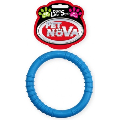 Pet Nova Dog Life Style hračka ringo modrá, mátová vůně 9,5 cm