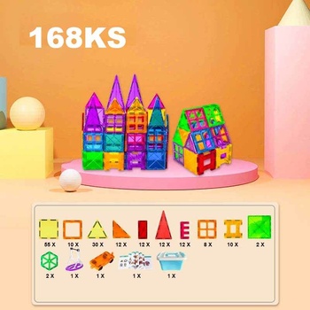 Magnetic Tiles 168ks + box