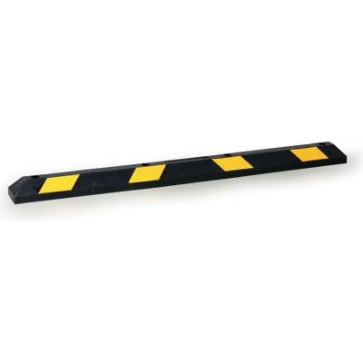 Gumový parkovací doraz s reflexnou fóliou, dĺžka 1830 mm, výška 100 mm