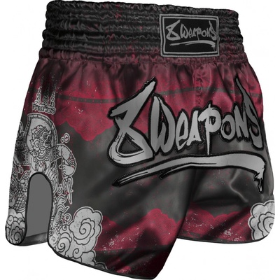 Muay Thai šortky 8 WEAPONS Hanuman Black/Red