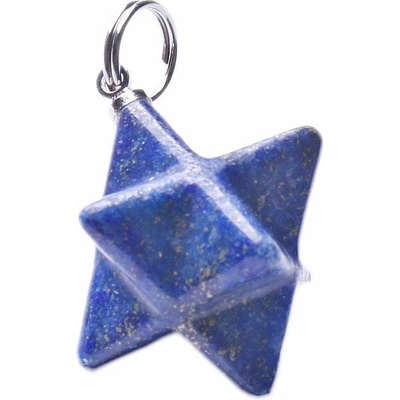 Nefertitis Lapis Lazuli přívěsek Merkaba hvězda NF14923