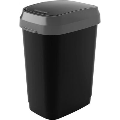 Plastový odpadkový kôš Strend Pro 25 l, čierny