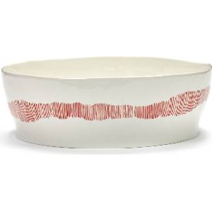 Serax Feast Купа за салата, 28, 5 см, бяло-червена (B8921015A)