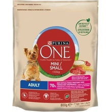 Purina One MINI Dog Adult s hovädzím 0,8 kg